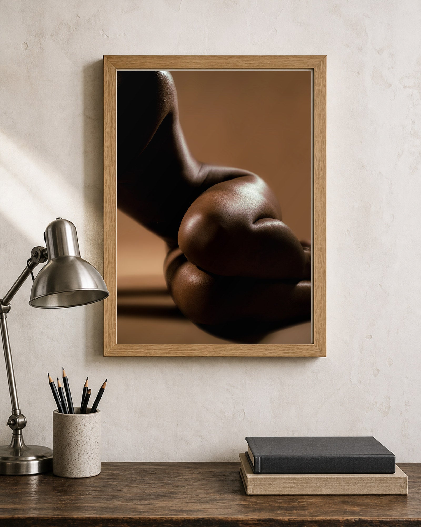 Diamond 2 shown in a warm living space; frame not included