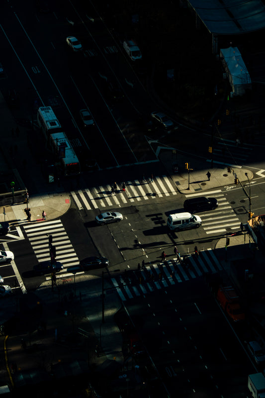 Philly Intersection — clean unframed artwork view