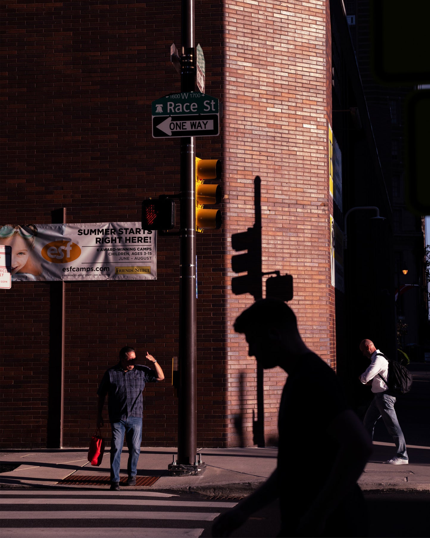 Race Street Shadows — clean unframed artwork view